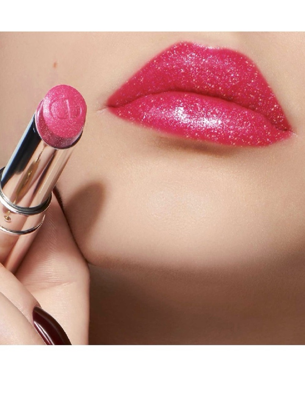 NEW Dior Addict Stellar Shine Lipstick 863 D Sparkle Glossy Shimmer Fuchsia Pink